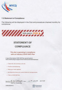 MYCQ COVID19 Compliance Statement